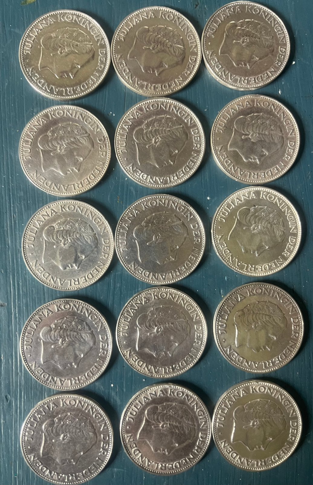 Zilveren munten Beatrix en Juliana, Postzegels en Munten, Ophalen, Overige landen, Overige waardes, Zilver