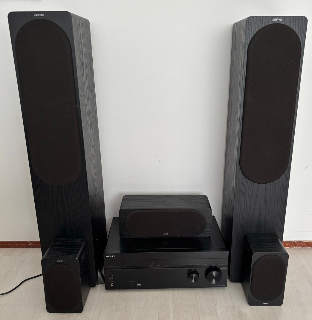 Sony STR-DH540 met Jamo speakers, Ophalen of Verzenden, Zo goed als nieuw, 60 tot 120 watt, Sony