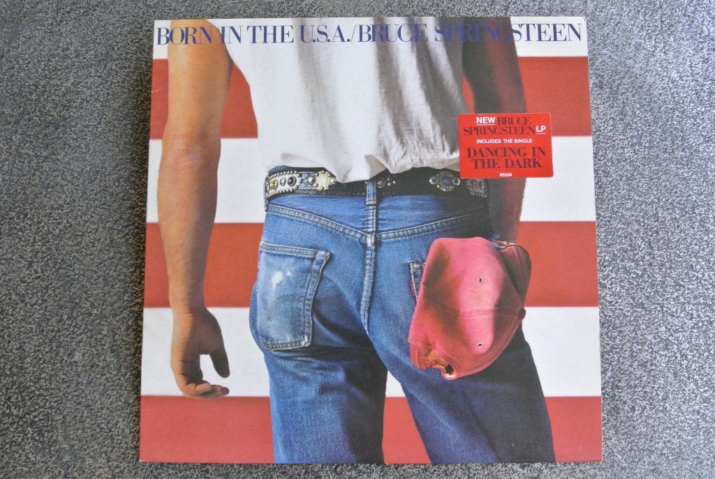 Bruce Springsteen - Born In The U.S.A. (LP) Mint, Inclusief insert, 1980 - 1989, Ophalen of Verzenden, Zo goed als nieuw
