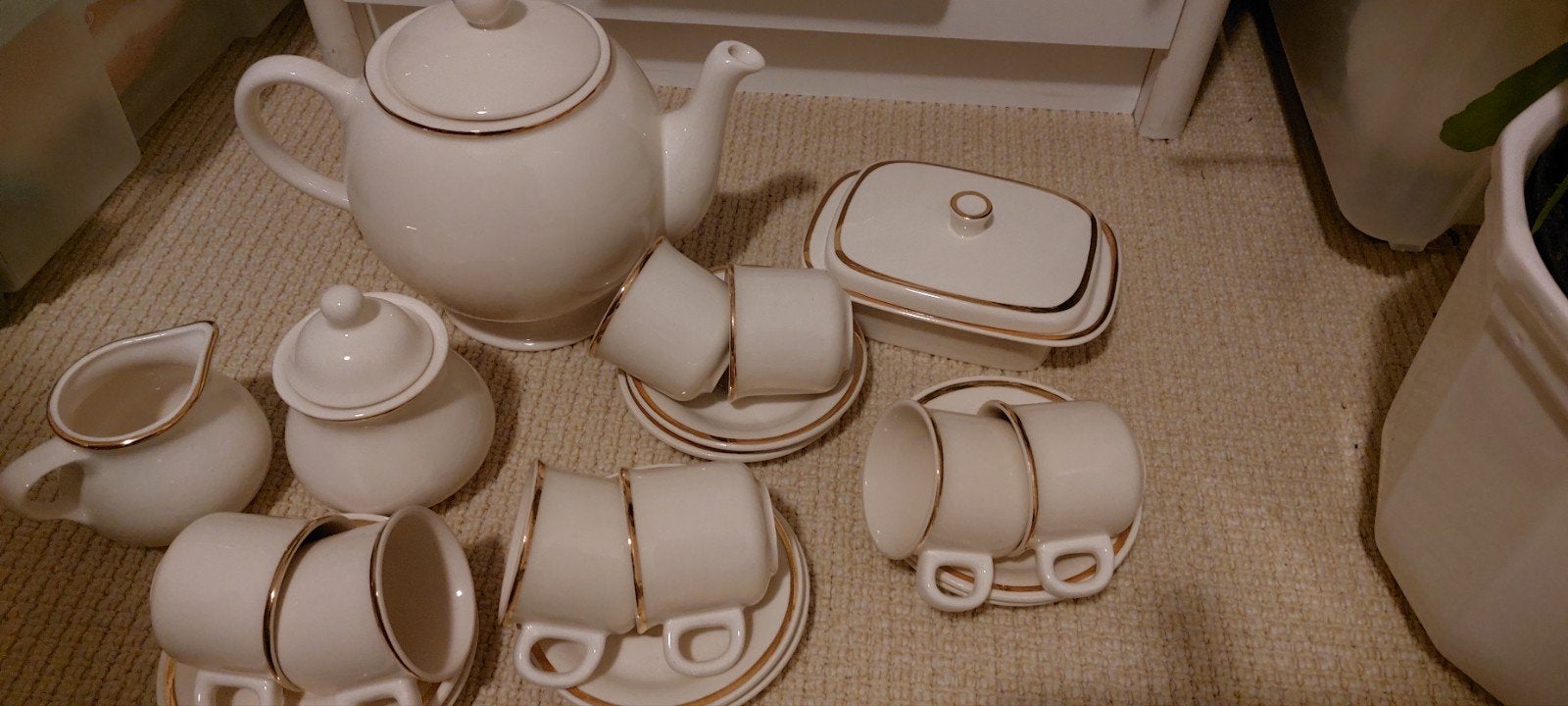 servies splinternieuwe, Antiek en Kunst, Ophalen of Verzenden