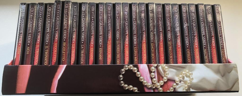 VERDI - THE GREAT OPERAS - 25 CD´S, Ophalen of Verzenden, Romantiek, Zo goed als nieuw, Opera of Operette
