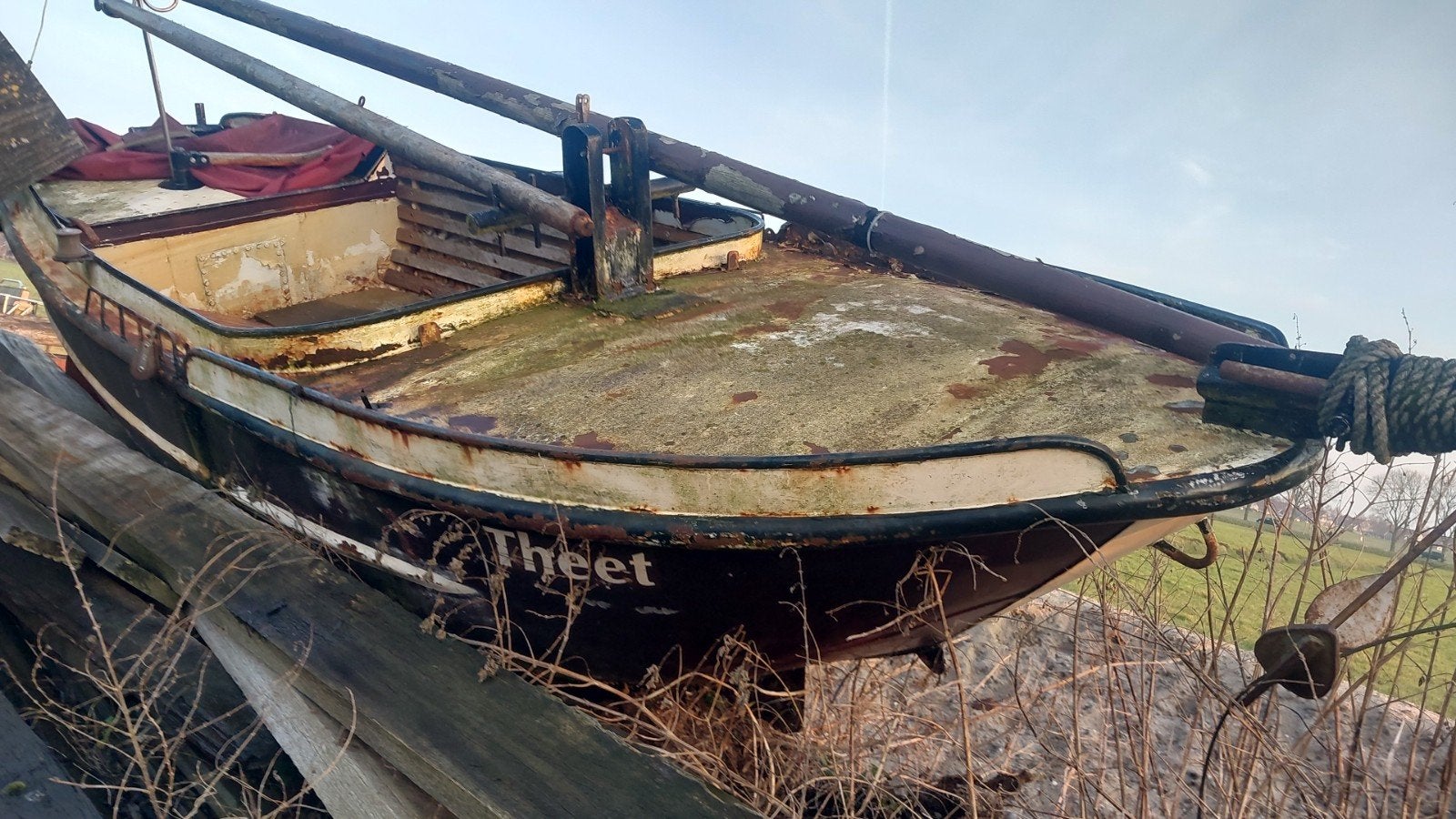 Vlet boot  opknapper, Overige merken, Gebruikt, Binnenboordmotor, 5 m