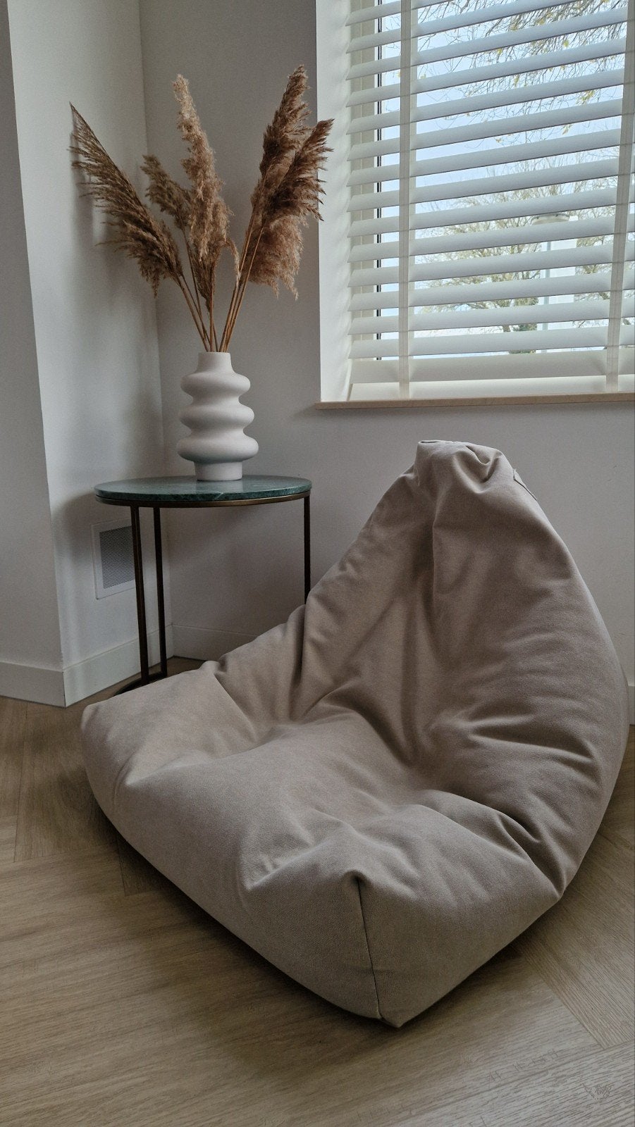Comfortabele Zitzak - Beige ZARA Home, Ophalen, Zo goed als nieuw, Beige, Zitzak