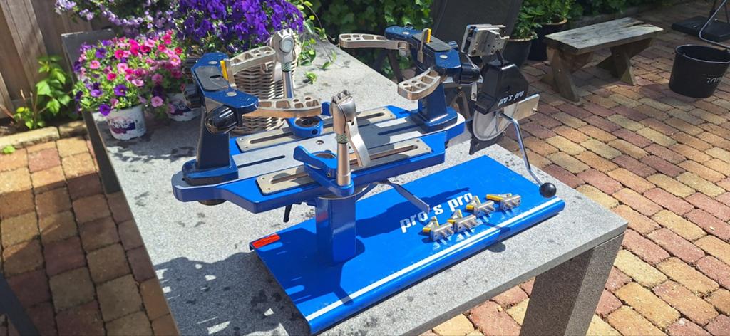 Bespanmachine tennisrackets, Sport en Fitness, Tennis, Ophalen, Gebruikt, Overige merken