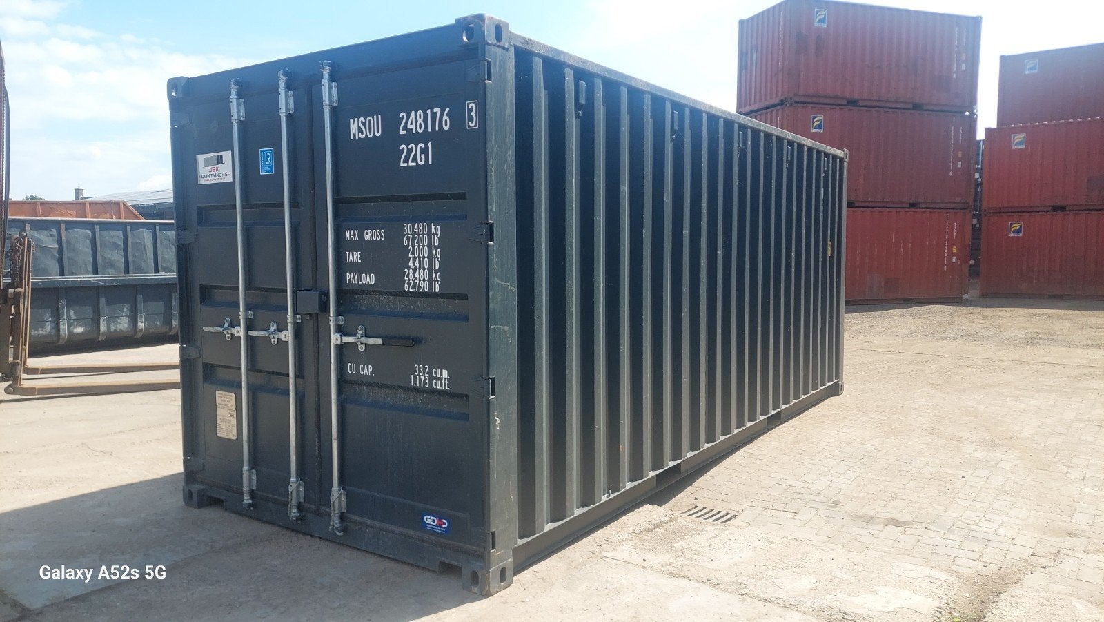 Zeecontainer 20 ft A-kwaliteit met stelling, Ophalen of Verzenden