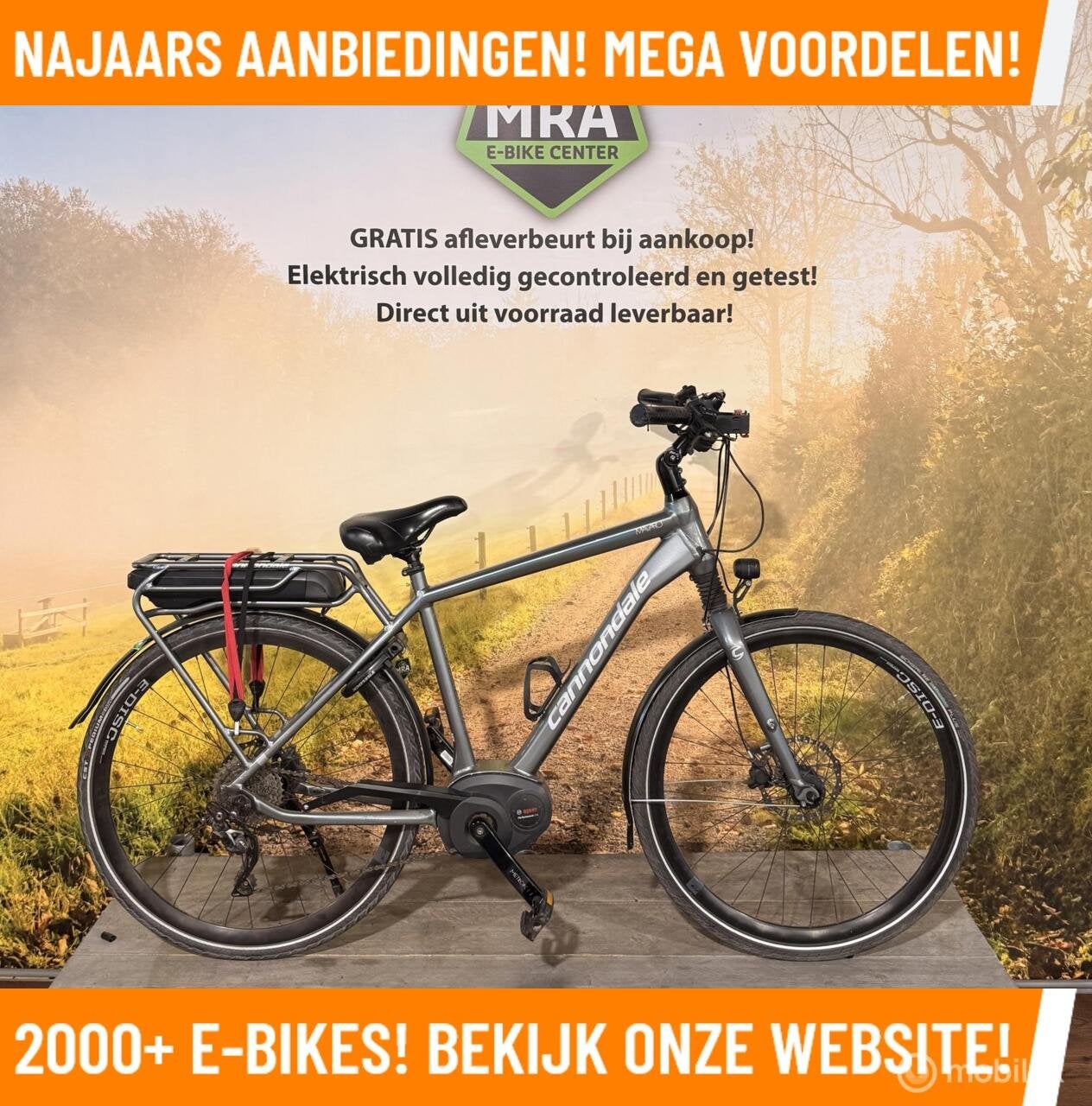 Cannondale Mavaro Elektrische fiets met BOSCH midden motor!, 55 tot 59 cm, Zo goed als nieuw, 50 km per accu of meer, Overige merken