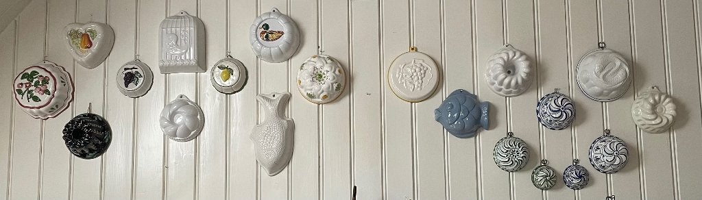 Vintage Keramische Puddingvormen - Diverse Ontwerpen, Antiek en Kunst, Ophalen