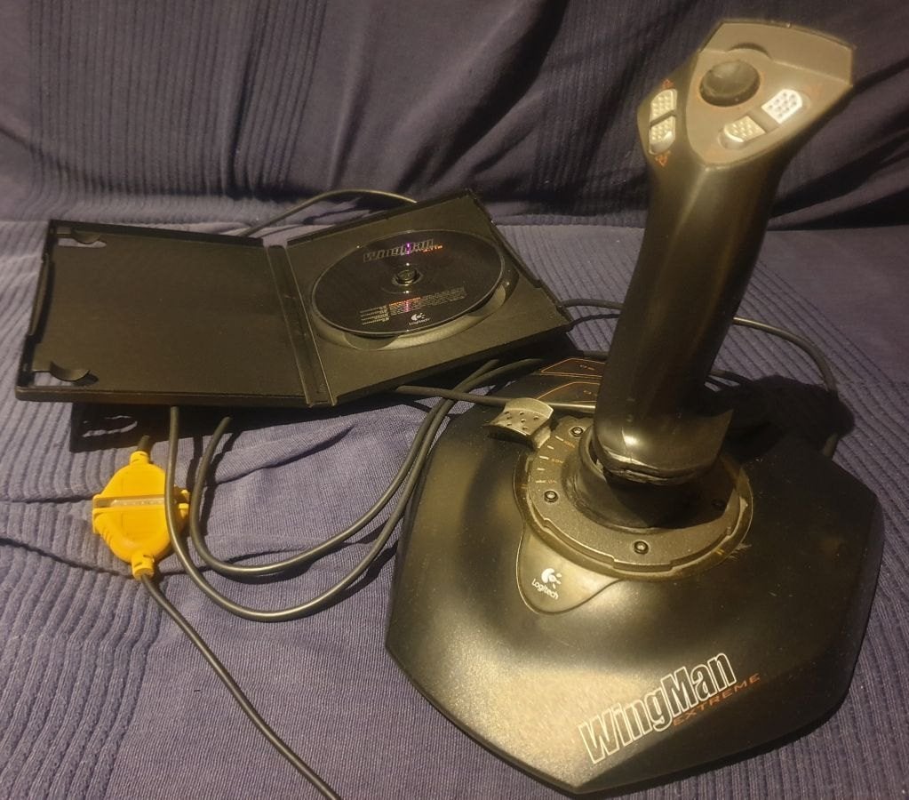 Logitech Wingman Extreme 3D, Computers en Software, Joysticks, Ophalen, Gebruikt, Logitech Wingman