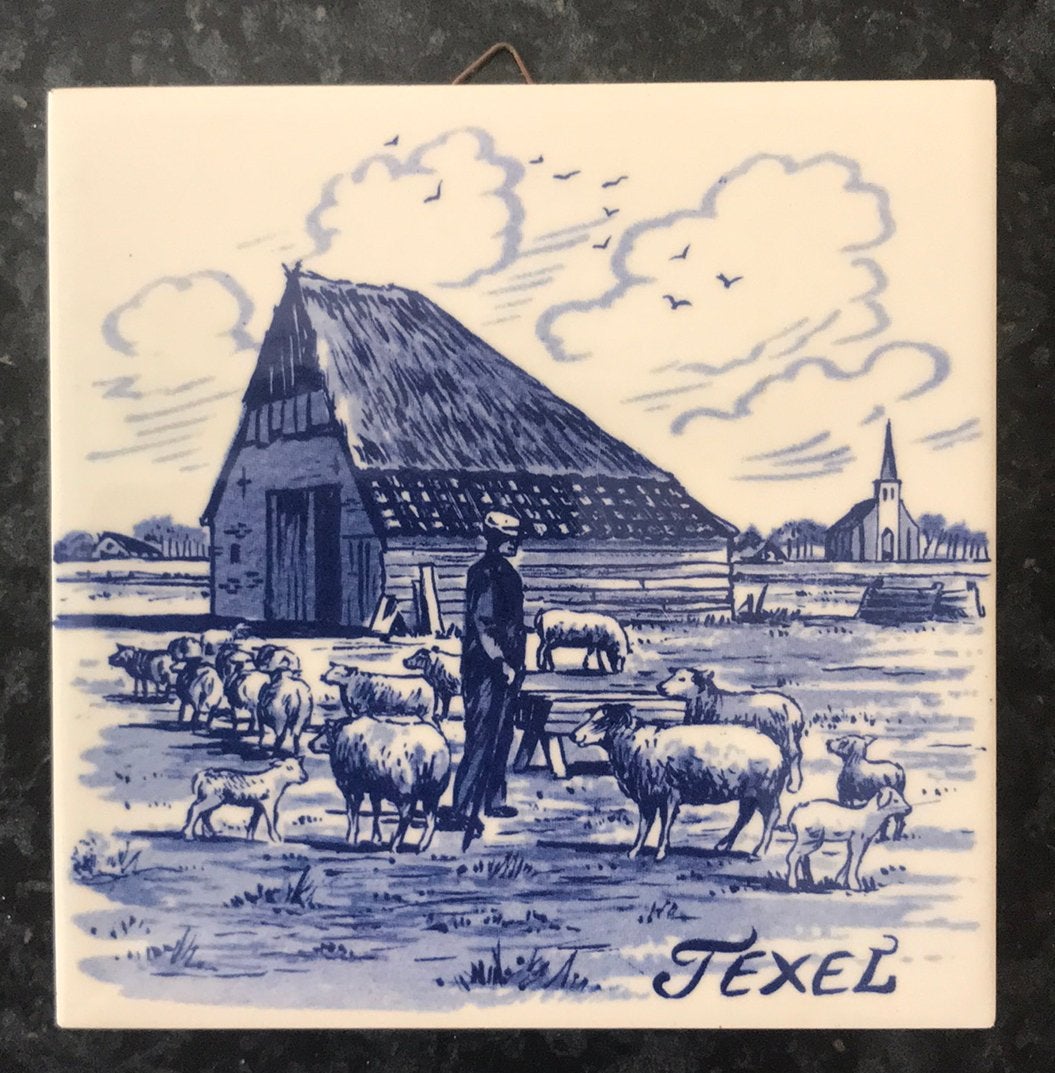 Tegeltje Texel, Made in West Germany, Ophalen of Verzenden