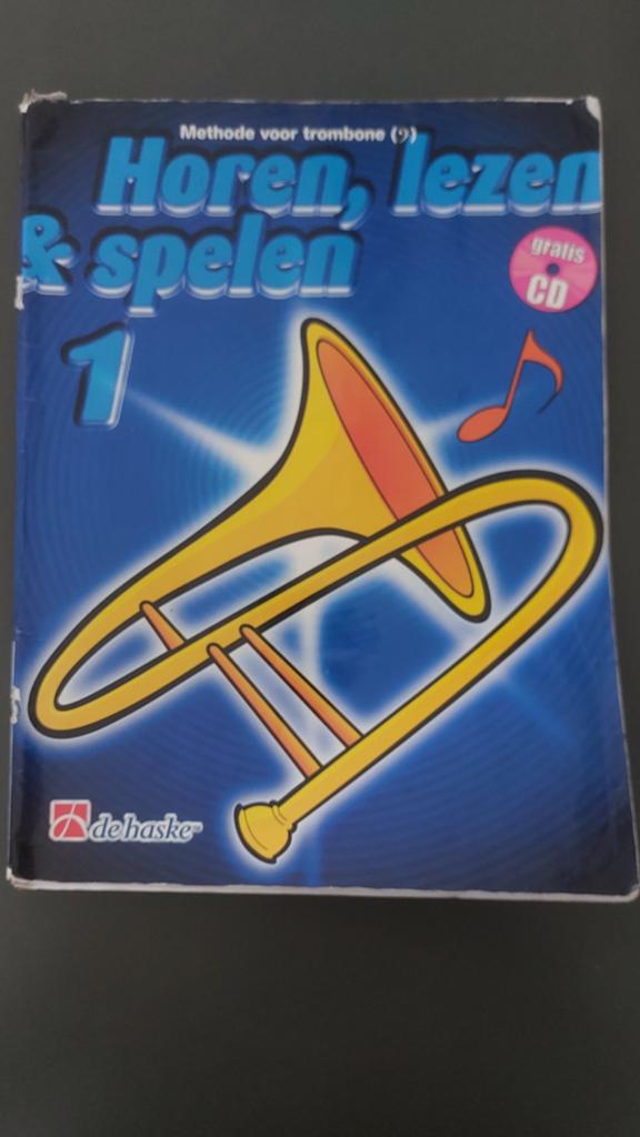 Methode voor trombone (f-sleutel) horen, lezen & spelen 1., Ophalen of Verzenden, Instrument