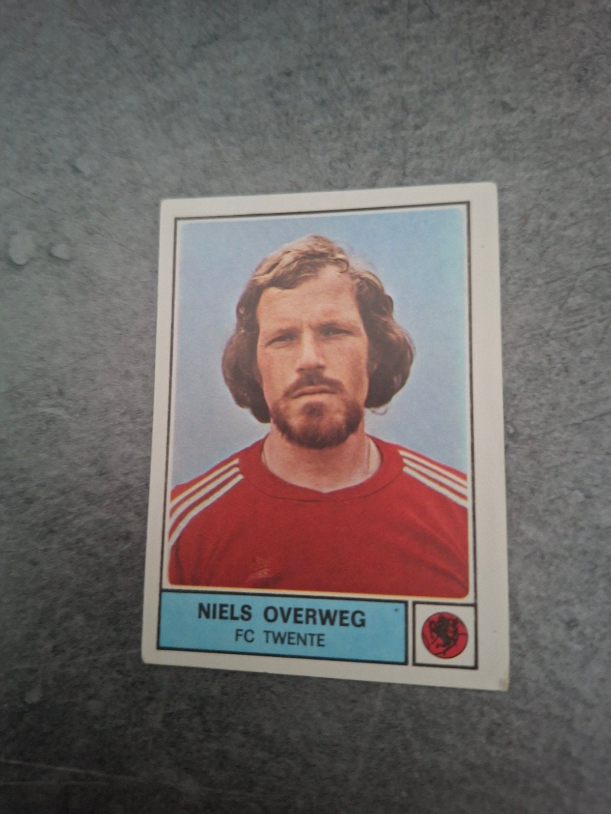 Panini sticker Voetbal 78. Niels Overweg FC Twente., Ophalen of Verzenden, Zo goed als nieuw, Sticker