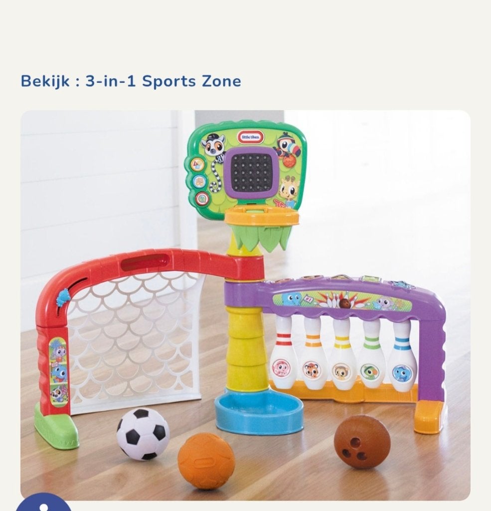 3 in 1 Sport Zone Little tikes., Ophalen, Gebruikt, Jongen of Meisje