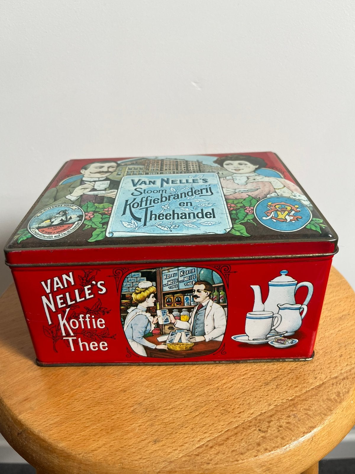 Van Nelle’s blik, Ophalen of Verzenden, Gebruikt, Koffie, Van Nelle