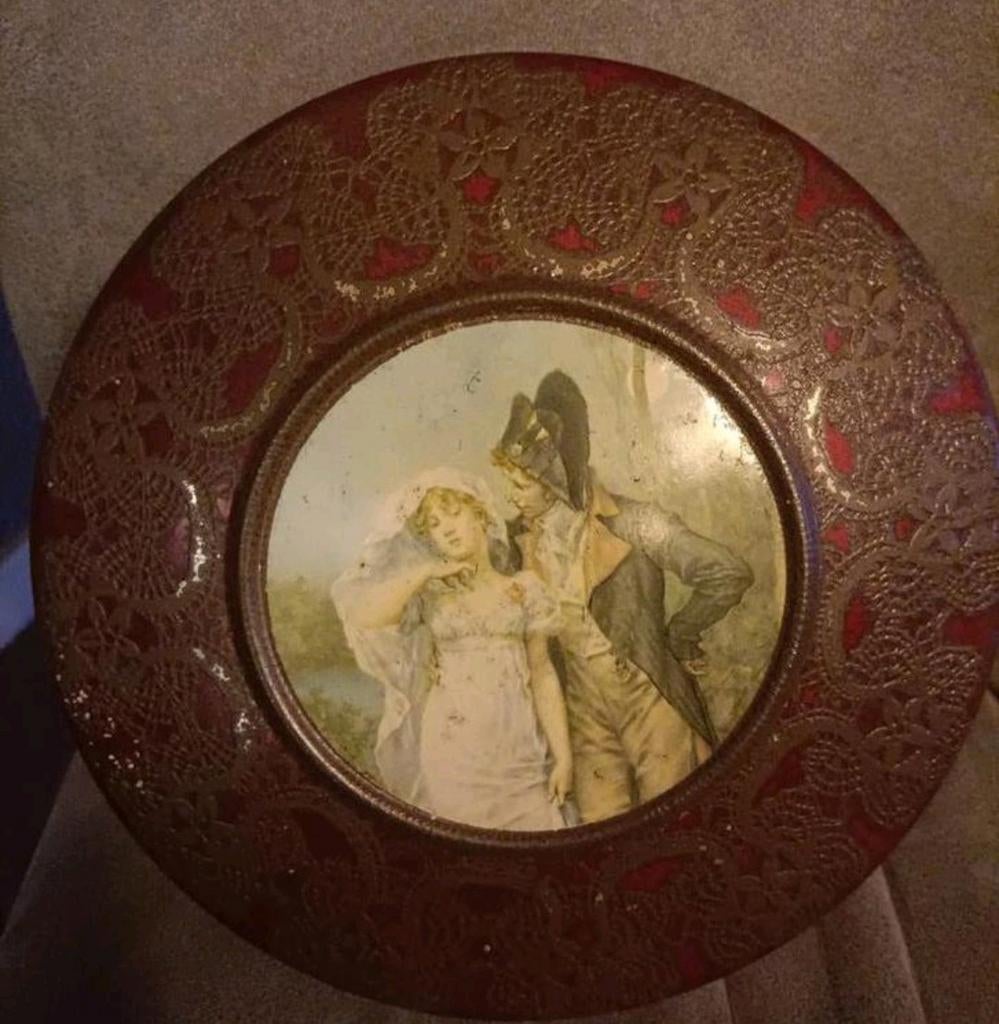Vintage blik Napoleon en Josephine, Verzamelen, Blikken, Ophalen of Verzenden, Gebruikt, Overige, Overige merken