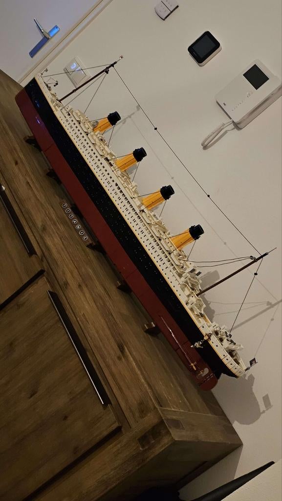 Lego Titanic - Compleet met doos en boekjes, opgebouwd, Ophalen, Compleet, Lego, Zo goed als nieuw