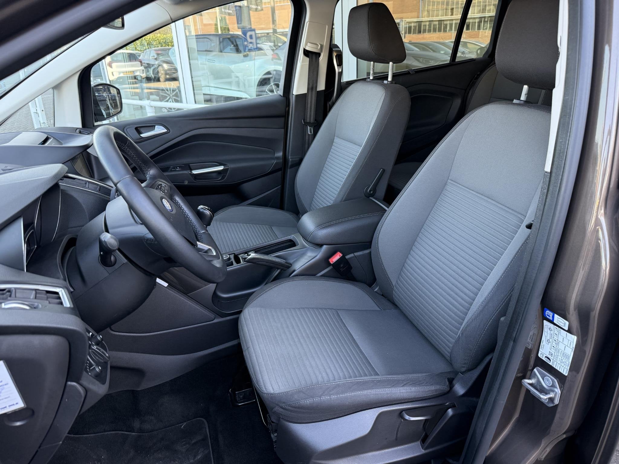 Ford Grand C-Max 1.0 Titanium 7p. Zeer zuinige auto, met vee, Auto's, Voorwielaandrijving, Gebruikt, Euro 6, Automatische klimaatregeling