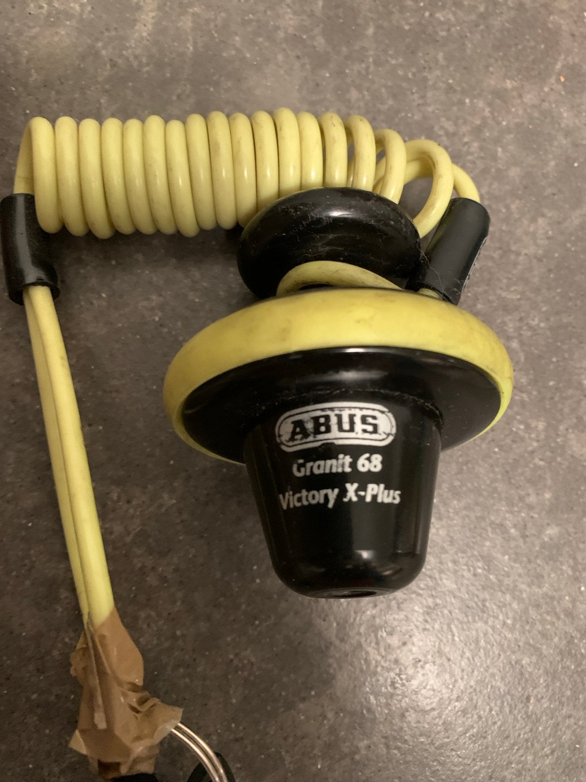 ABUS Granit 68 Victory X-Plus schijfremslot, Ophalen of Verzenden, Gebruikt
