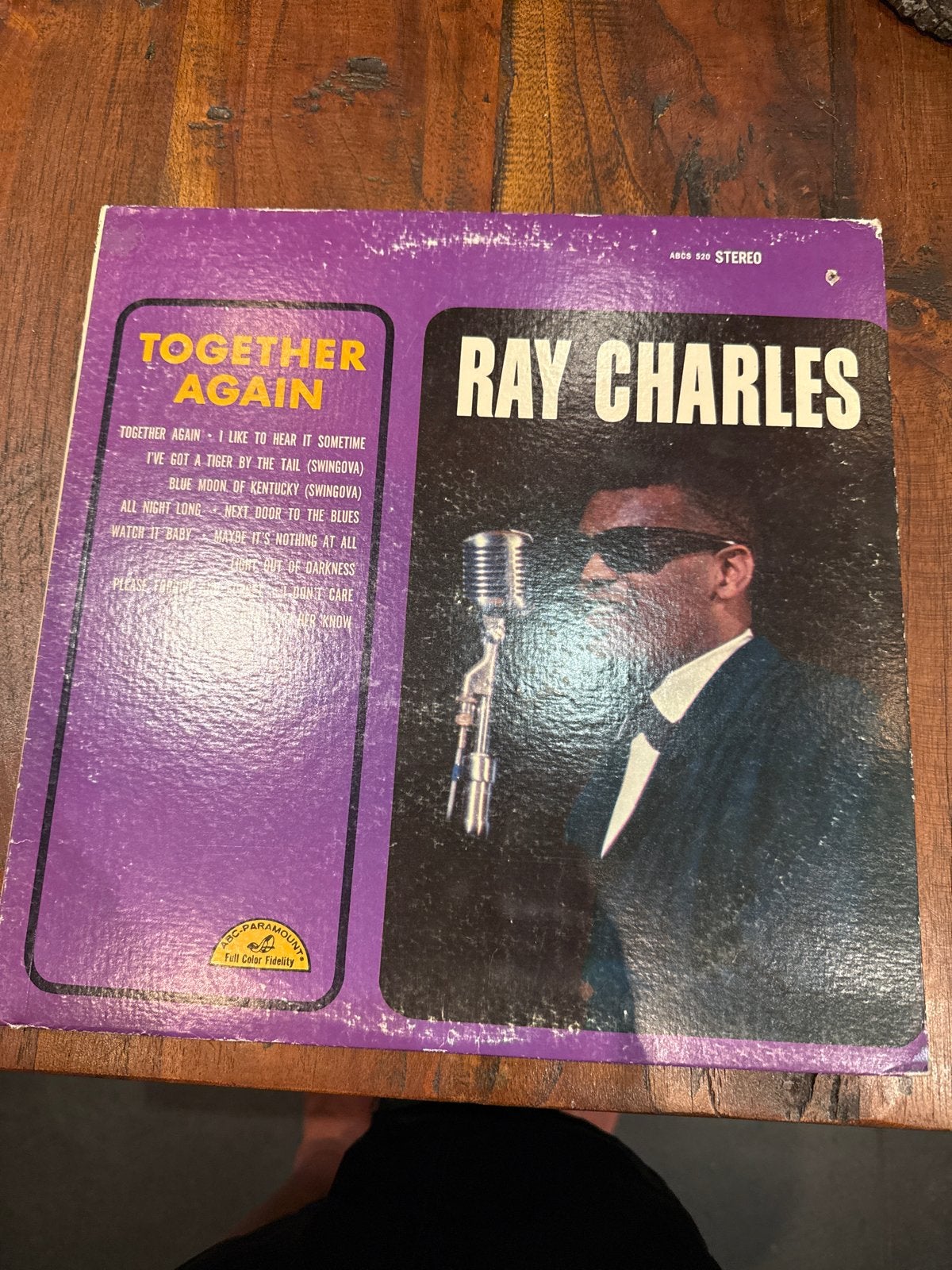 Ray Charles - Together Again (LP, Stereo), Cd's en Dvd's, LP, Gebruikt, Ophalen of Verzenden, 12 inch