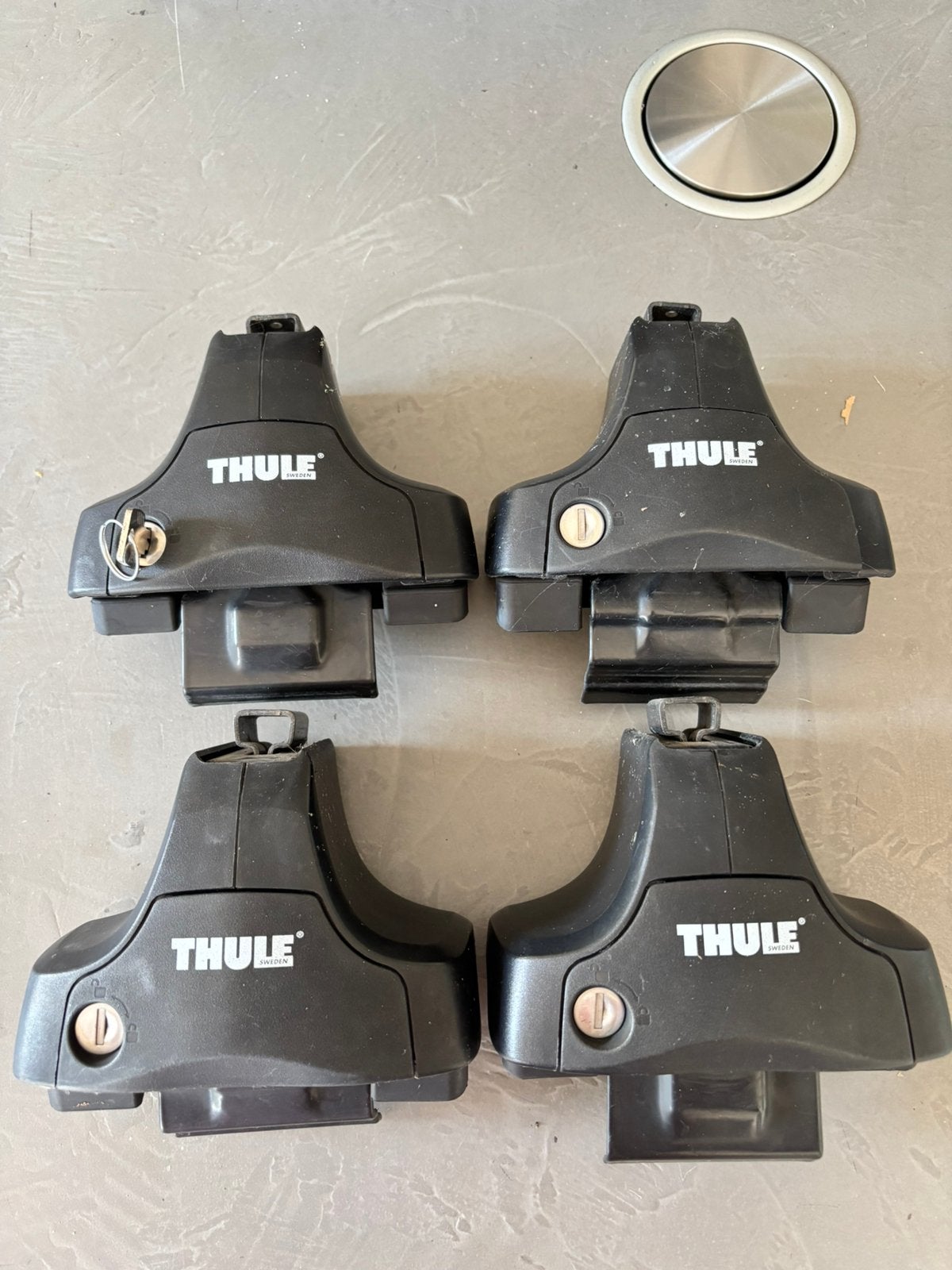 Thule voetenset en kitset, Ophalen, Gebruikt