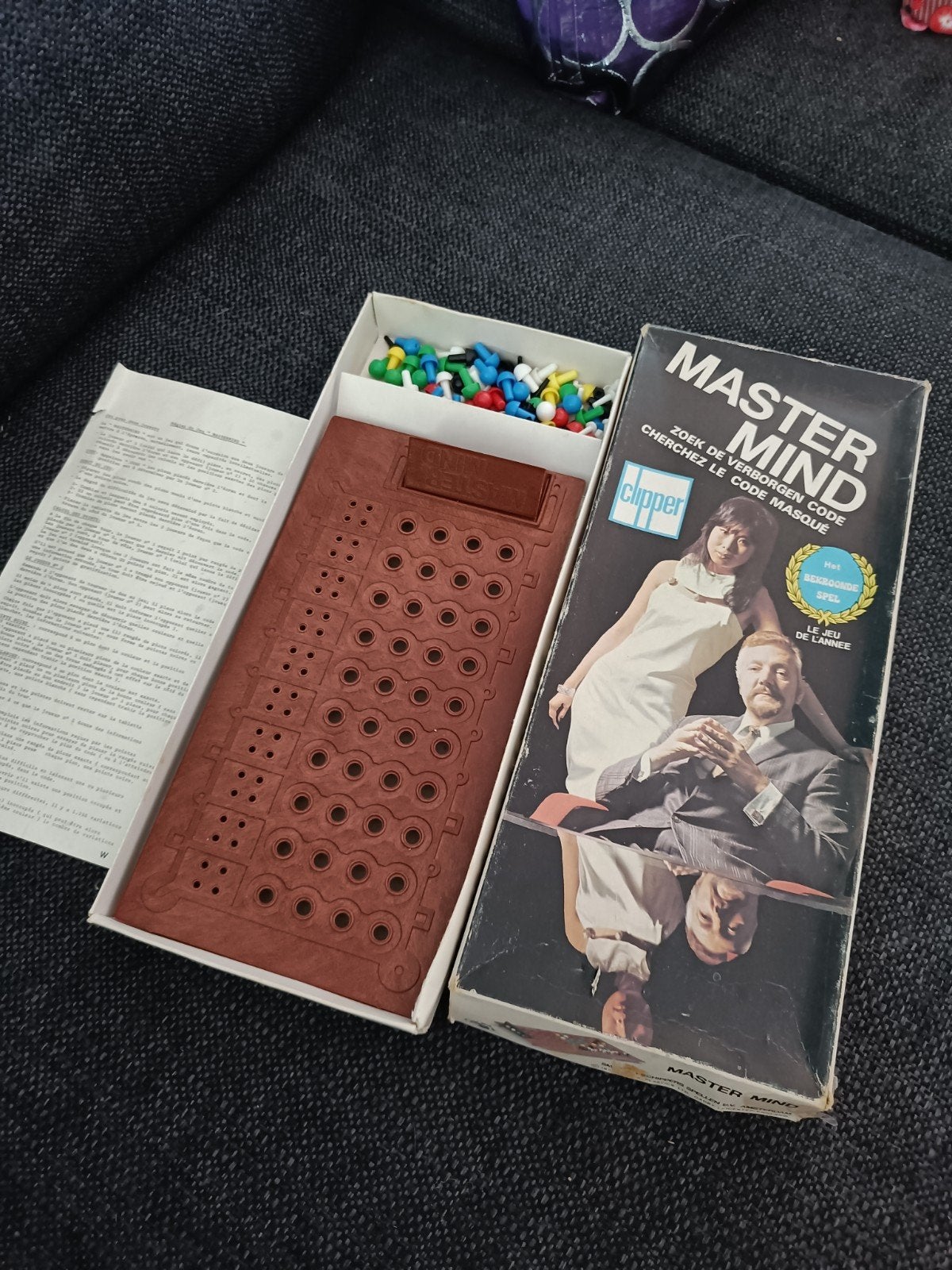 Vintage Mastermind Bordspel - Clipper Editie, Een of twee spelers, Ophalen of Verzenden, Gebruikt, Clipper