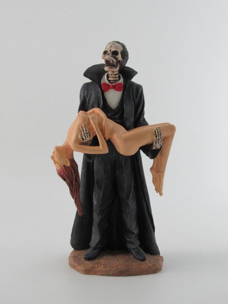 Gothic beeld skelet in pak, Verzamelen, Beelden en Beeldjes, Ophalen of Verzenden, Nieuw, Fantasy