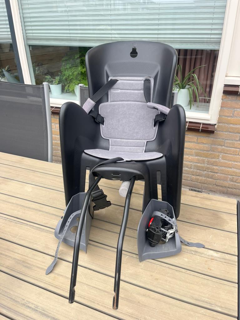 Net fietsstoeltje voor achterop de fiets, Ophalen, Achterzitje, 0 t/m 18 kg, Gebruikt