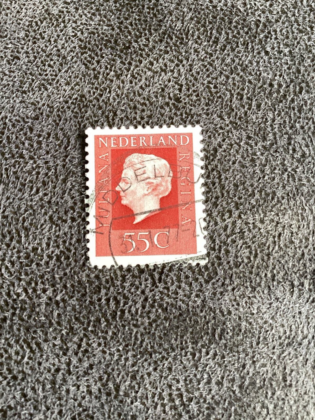 Nederlandse postzegel Juliana Regina 55C Middelburg, Ophalen of Verzenden, Na 1940, Gestempeld
