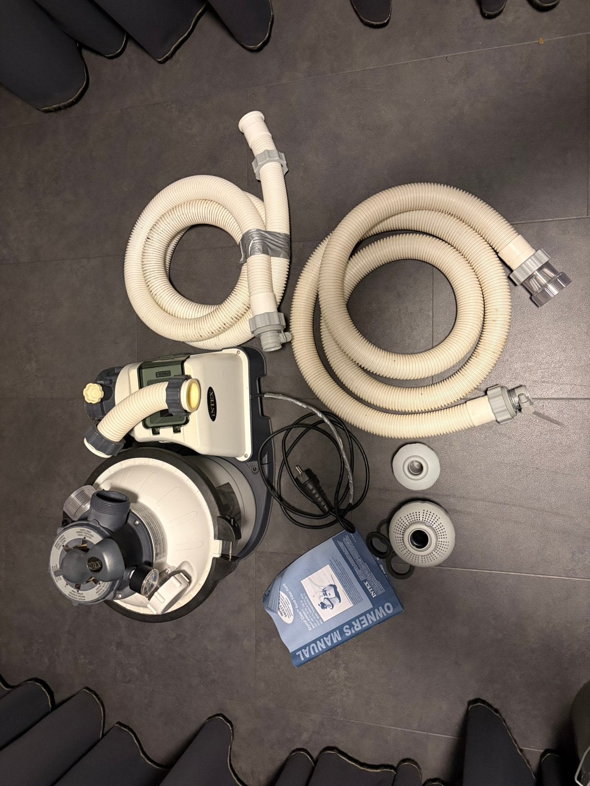 Intex zandfilterpomp SF90220-1 compleet, Ophalen, Gebruikt, Minder dan 80 cm, Opzetzwembad