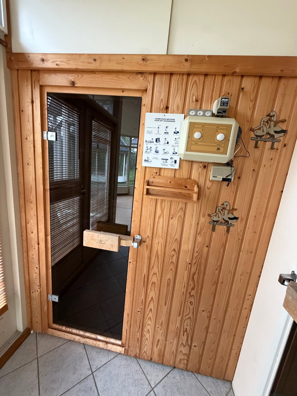 Complete Finse Sauna - gebruikt, goede staat, Sport en Fitness, Sauna, Ophalen, Zo goed als nieuw, Fins of Traditioneel, Complete sauna