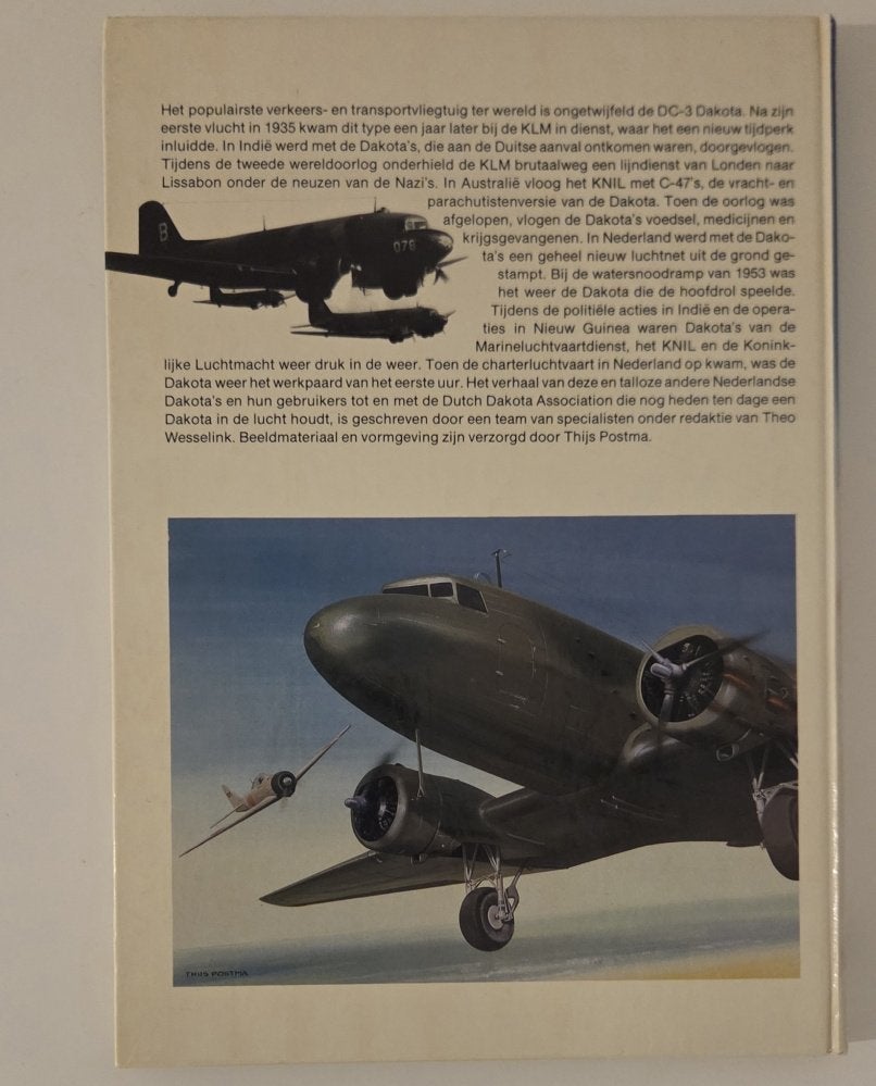 Dakota - DC-3/C-47's onder Nederlandse vlag, Ophalen of Verzenden, Gelezen, Vliegtuig