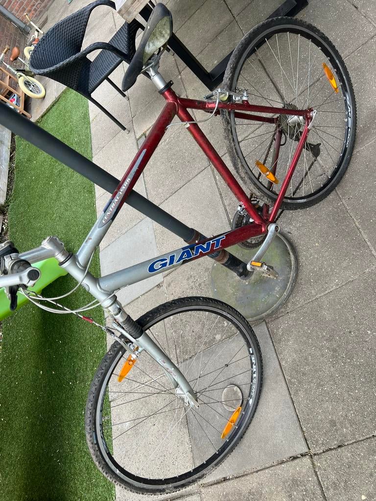 Giant racefiets(opknapper)voor de sportieve fietser, Fietsen en Brommers, Ophalen, 28 inch, Gebruikt, Velgrem
