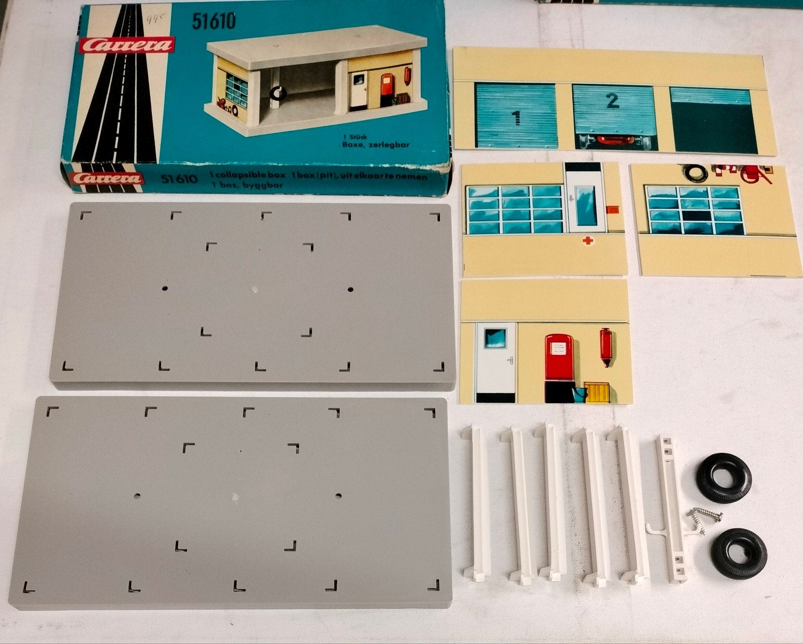 Carrera Universal racebaan scenery Boxe garage & Cameratoren, Ophalen of Verzenden, Nieuw, Elektrisch, Carrera