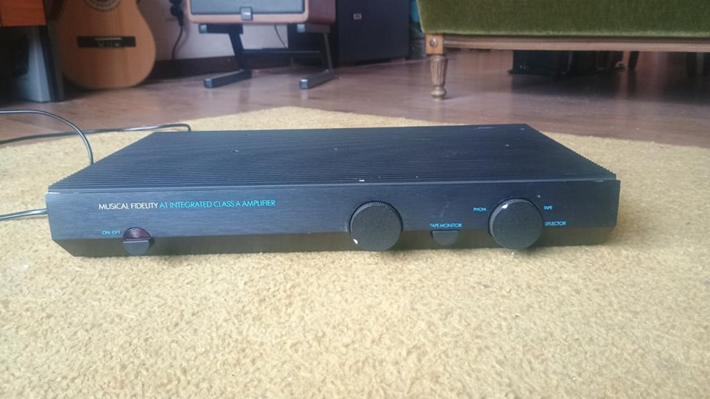 Musical Fidelity A1 - klasse A versterker - de originele, Audio, Tv en Foto, Versterkers en Receivers, Ophalen of Verzenden, Minder dan 60 watt