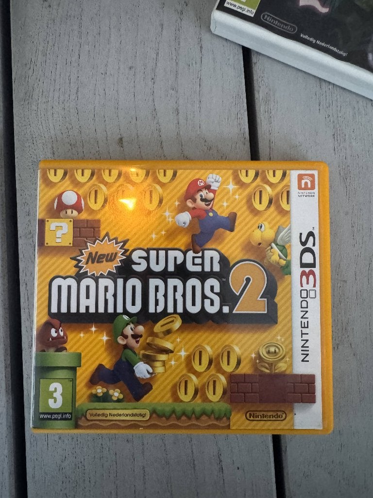 Super Mario 3D Land Nintendo 3DS + New Super Mario Bros. 2, Avontuur en Actie, 1 speler, Ophalen of Verzenden, Zo goed als nieuw