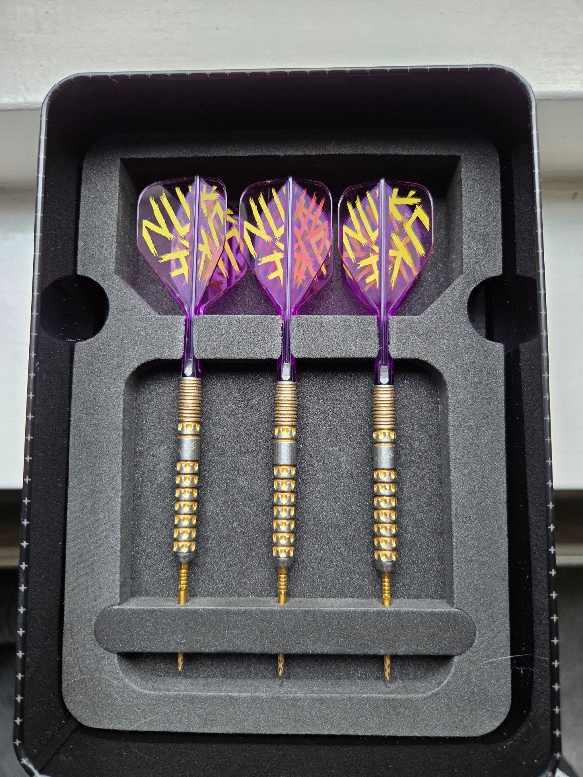 Target Luke Litter Prodigy G1 24 gram, Sport en Fitness, Darts, Ophalen of Verzenden, Zo goed als nieuw, Pijlen
