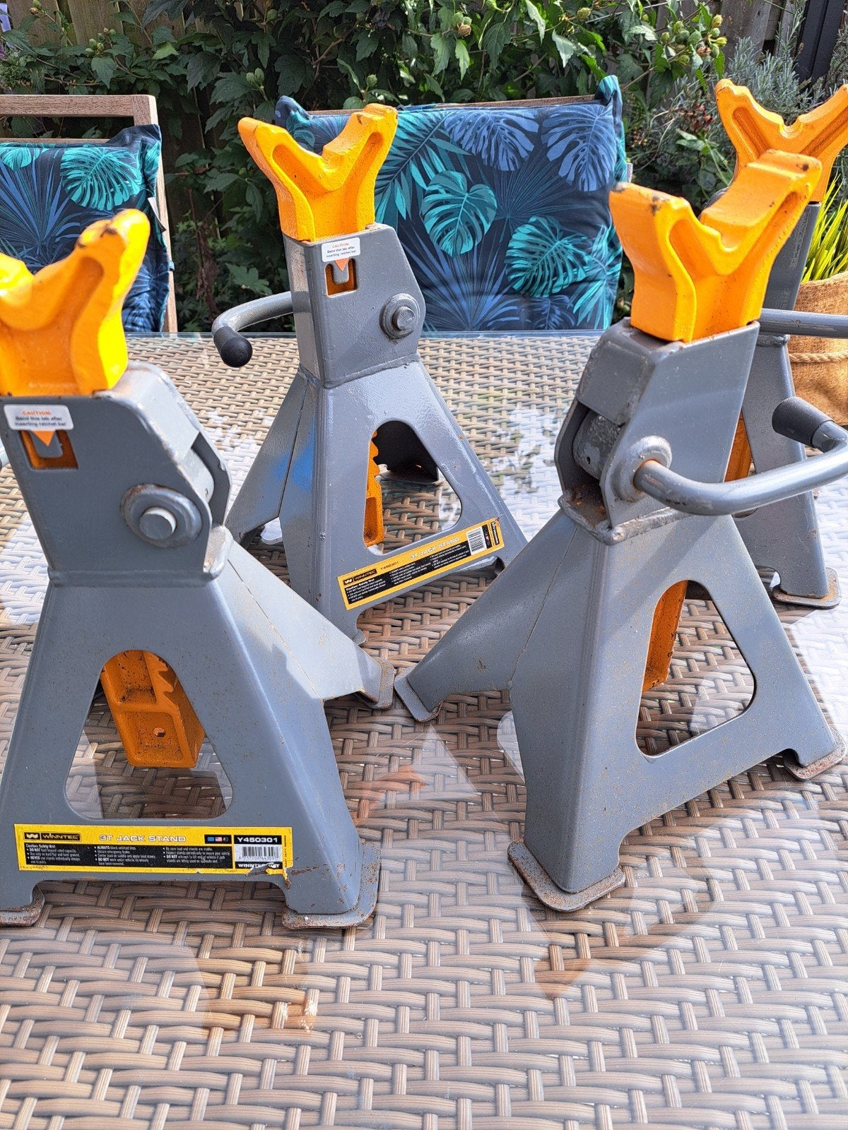Winntec 3T Jack Stands - Set van 4, Ophalen, Gebruikt