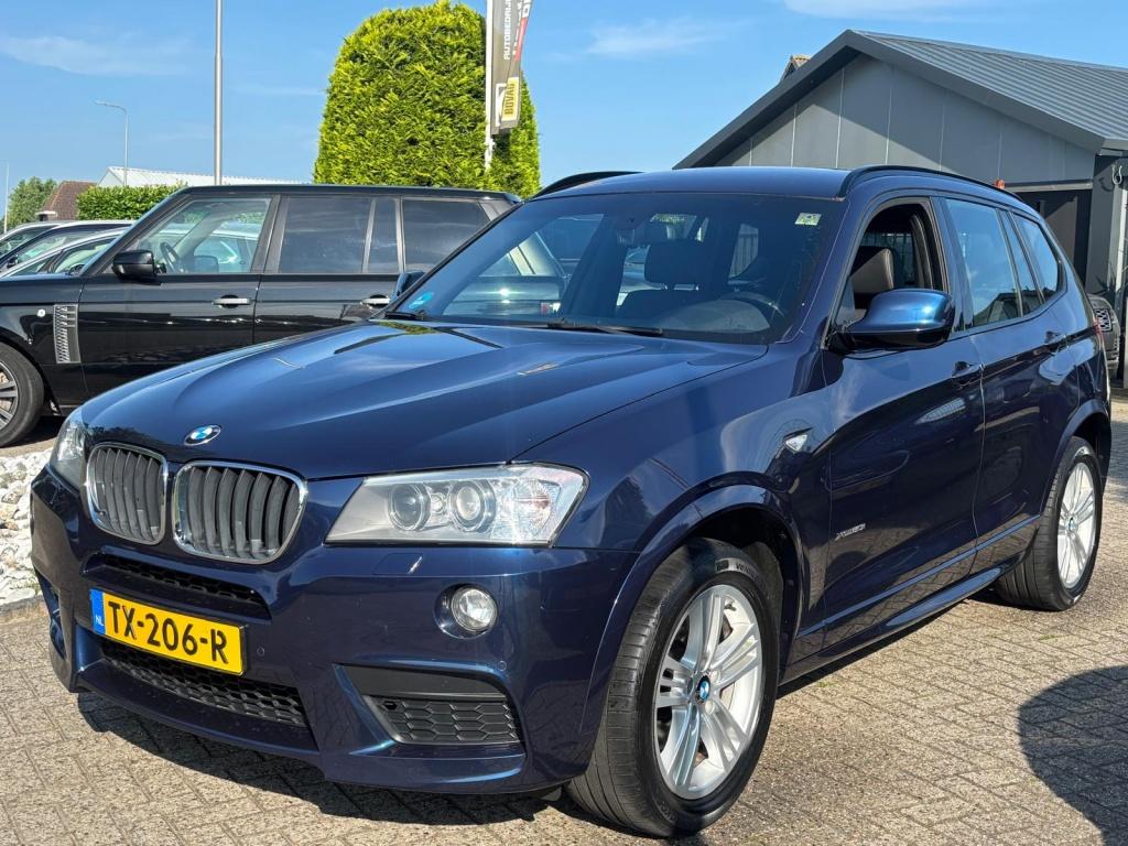 BMW X3 2.0I X-Drive Benzine 2013 M-Pakket Blauw (bj 2013), Auto's, 13 km/l, Gebruikt, 4 cilinders, 2000 kg