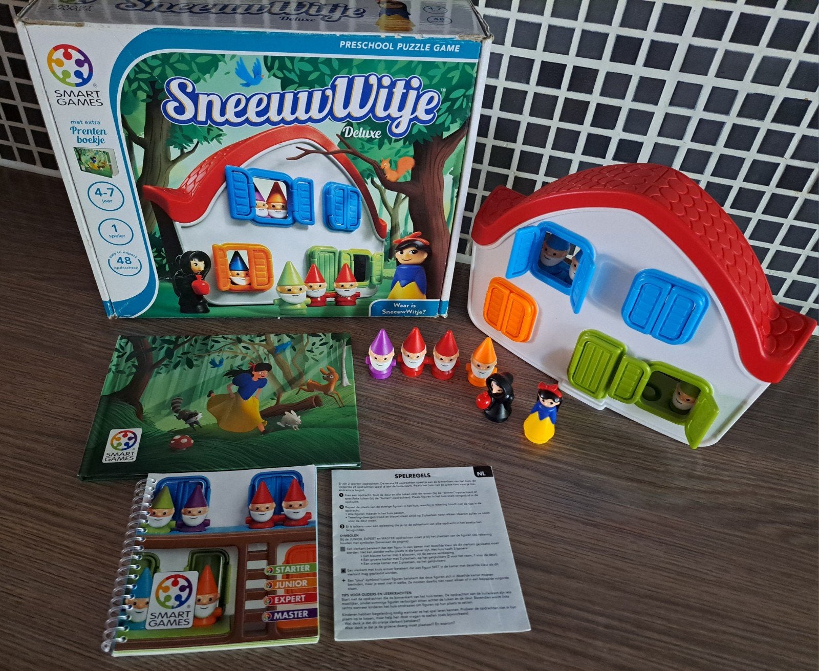 SmartGames Sneeuwwitje Deluxe Puzzelspel, Verzenden, Zo goed als nieuw