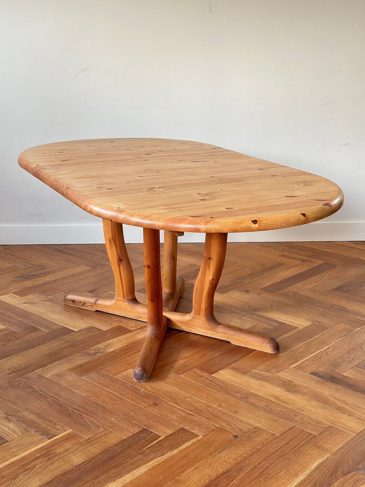 Vintage eettafel Deens Design Dyrlund hout jaren 50/60/70, Huis en Inrichting, Tafels | Eettafels, Ophalen, Gebruikt, Vintage