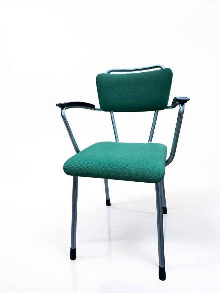 Originele vintage Gispen 214 armstoel uit de jaren 60., Ophalen of Verzenden