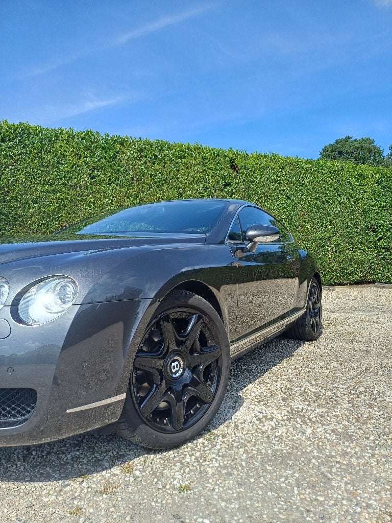 Bentley Continental 6.0 W12 GT 2007 Grijs, Auto's, Automaat, Zwart, 12 cilinders, Leder