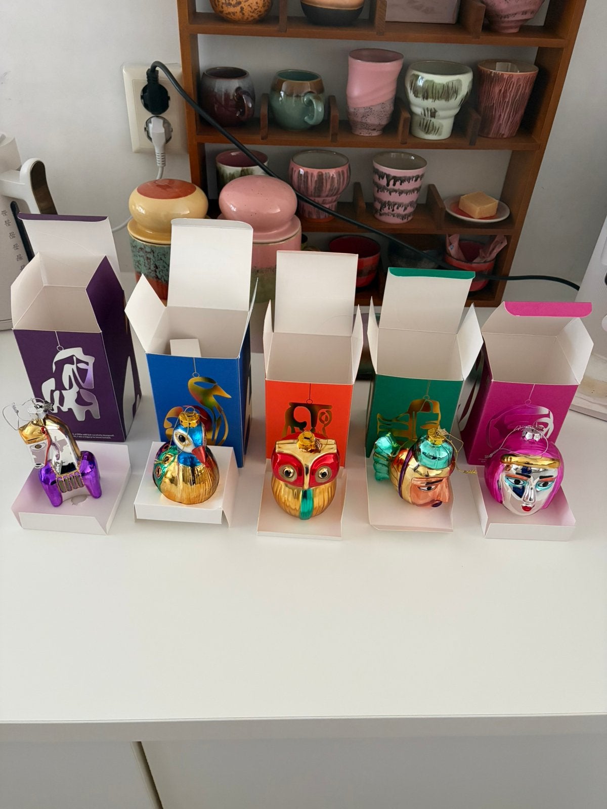 Hk living kerstballen 5 stuks, Ophalen of Verzenden, Nieuw