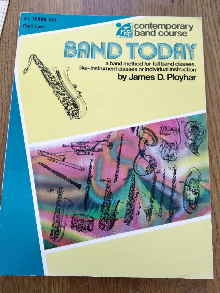 Band Today - Bb Tenor Saxofoon Deel Twee, Gebruikt, Overige genres, Ophalen of Verzenden, Saxofoon