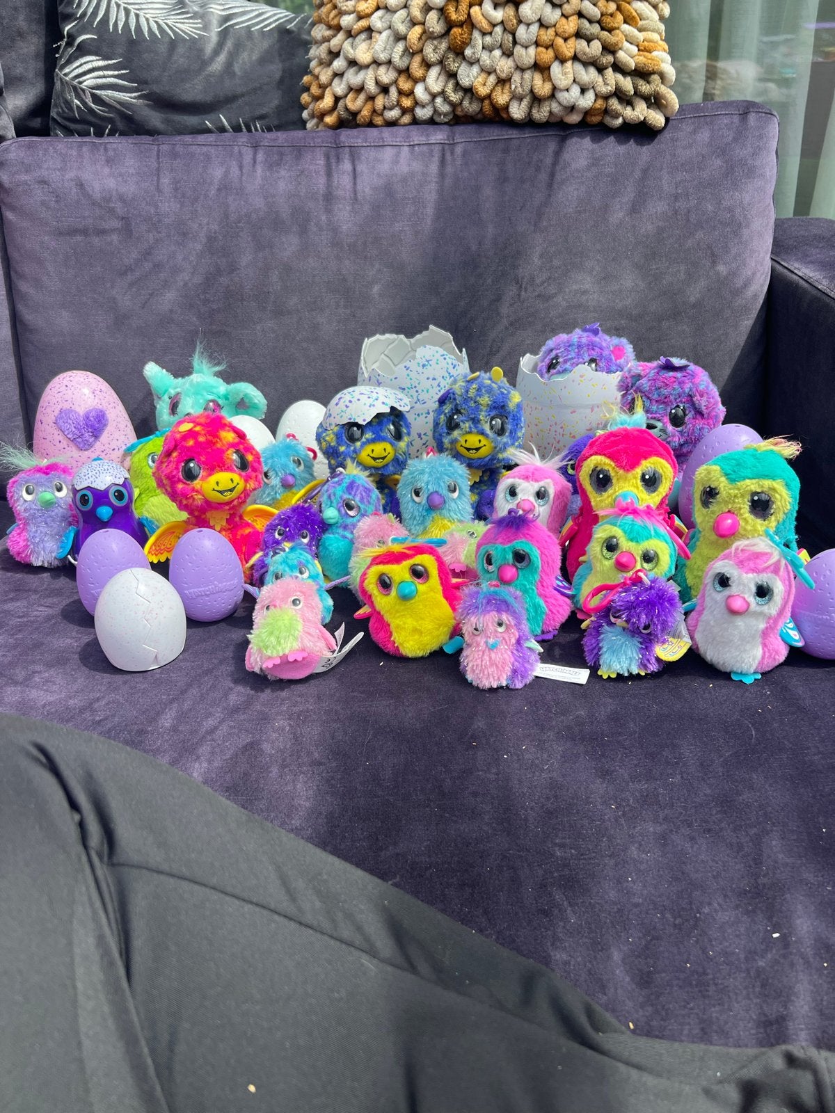 Grote collectie Hatchimals knuffels en eieren, Gebruikt, Overige merken, Overige karakters, Overige typen