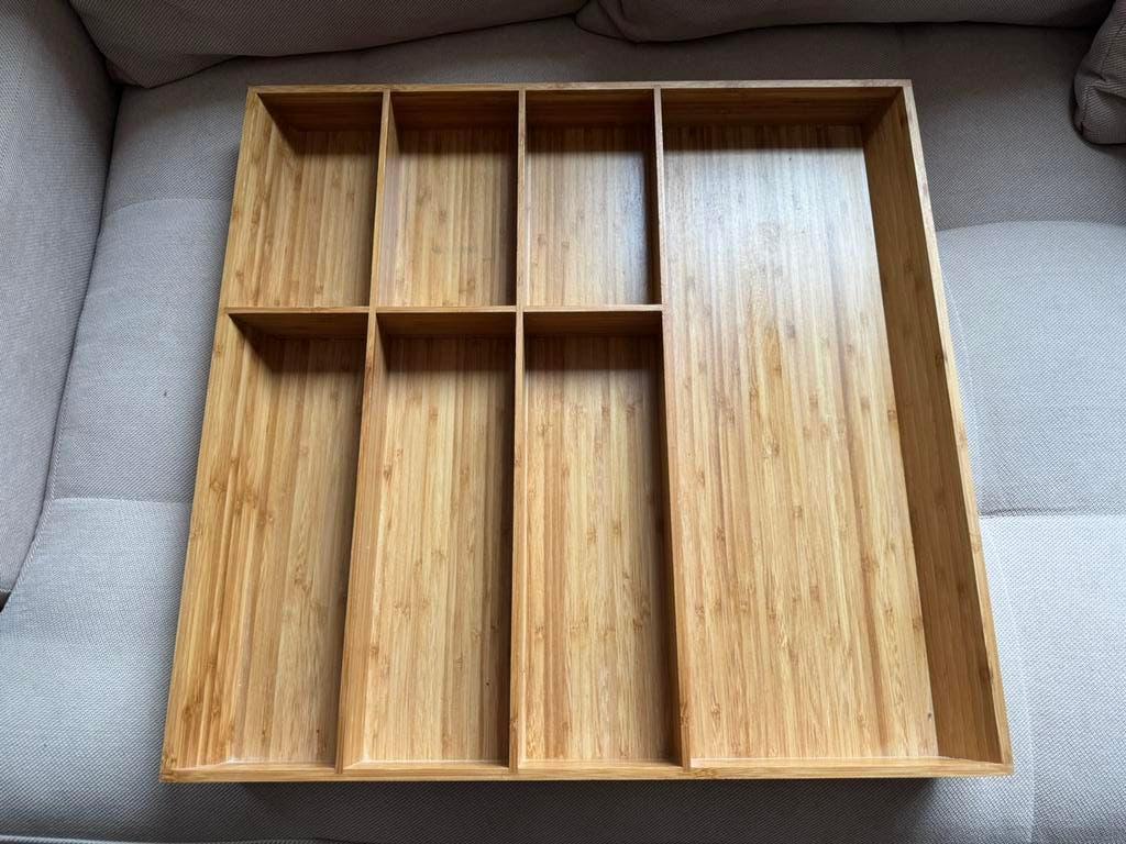 IKEA VARIERA 2 stuks besteklade bakken, Ophalen, Gebruikt, Hout