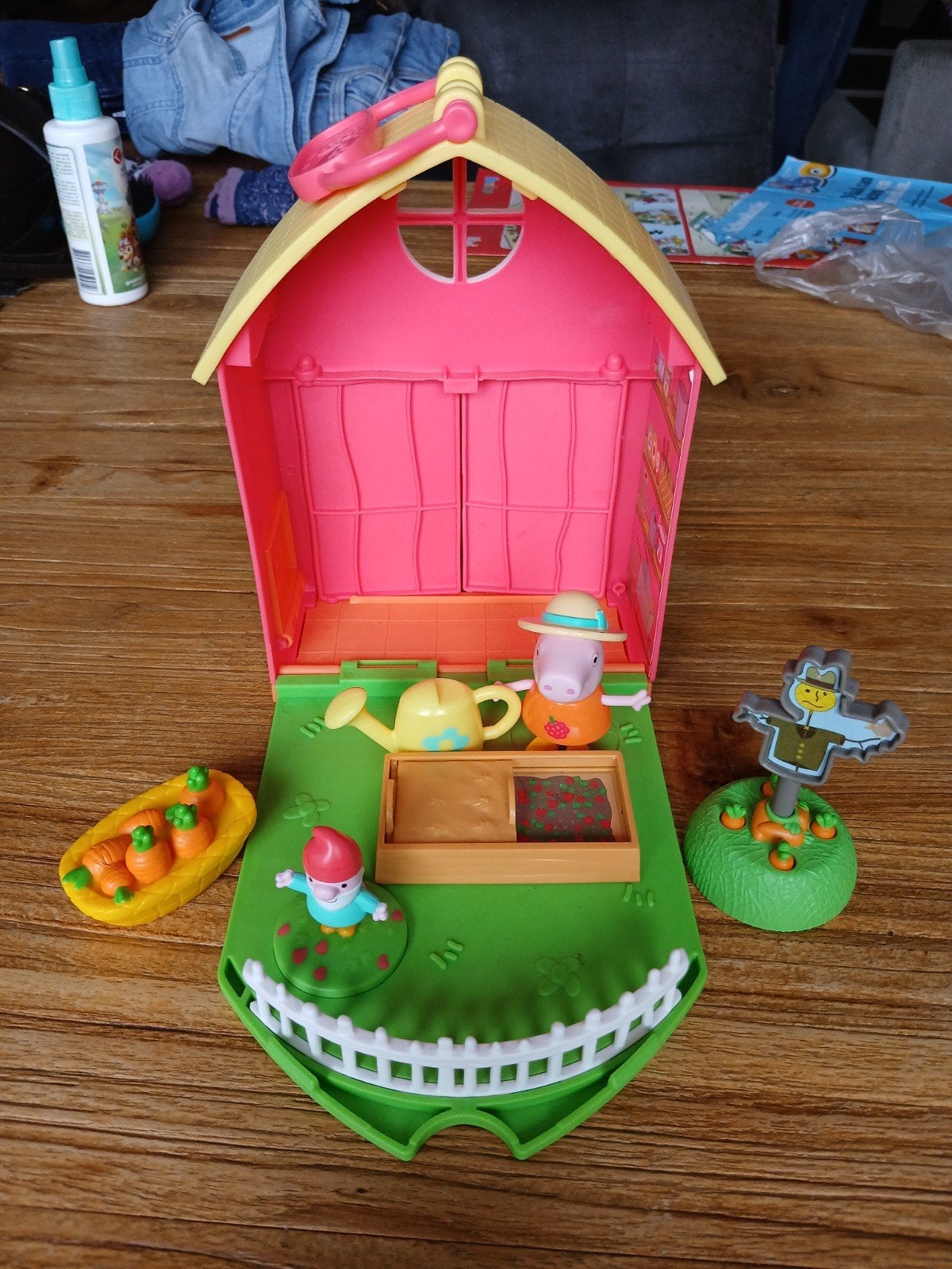 Peppa Pig Speelset - Tuinhuisje met Accessoires, Ophalen, Gebruikt, Jongen of Meisje