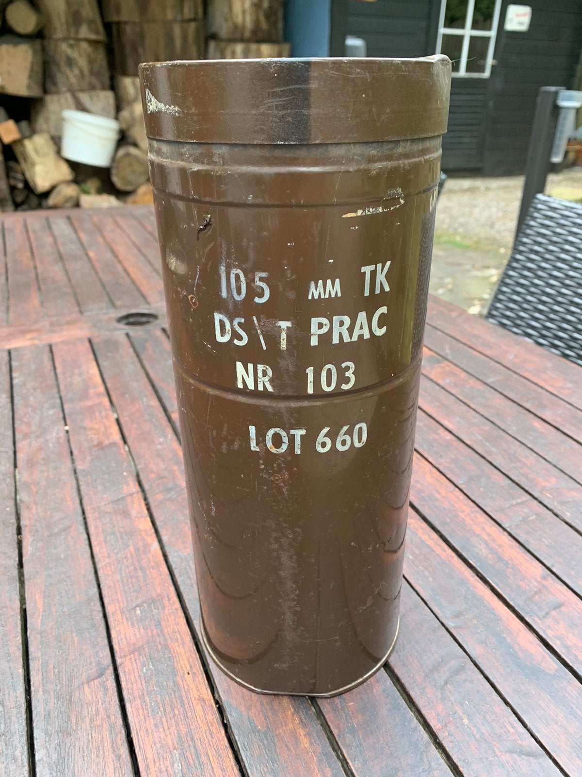 Munitie blik, Ophalen of Verzenden, Landmacht, Nederland, Kist of Geocache