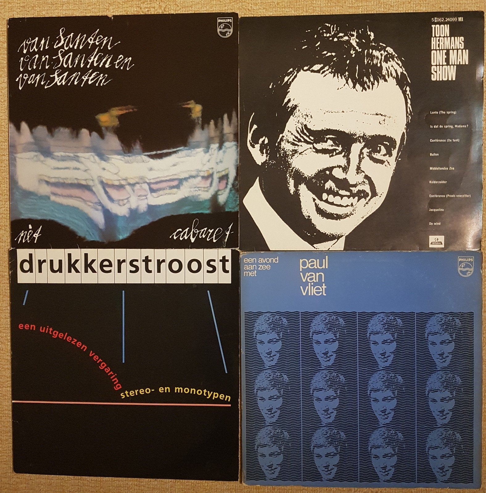 12 LP's van cabaretiers en conferences met veel humor, Ophalen of Verzenden, Gebruikt, Overige formaten, LP