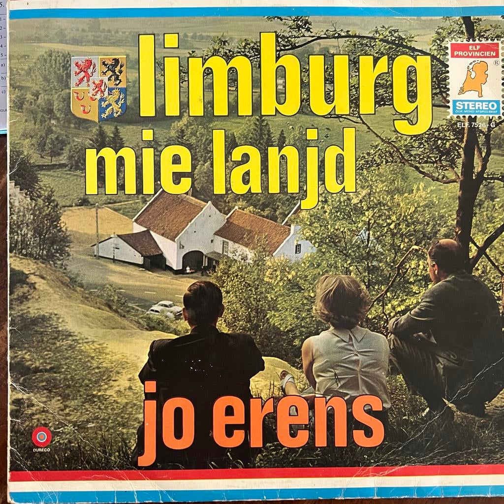 Jo Erens - Limburg Mie Lanjd (Vinyl LP), Cd's en Dvd's, Ophalen of Verzenden, Gebruikt, 12 inch