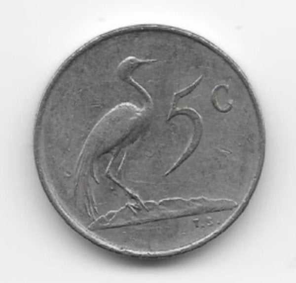 Zuid-Afrika 5 cents 1973 KM# 84, Postzegels en Munten, Verzenden, Zuid-Afrika, Losse munt